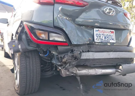 2022 Hyundai Kona Sel z USA, uszkodzony, nr VIN KM8K6CAB8NU886914